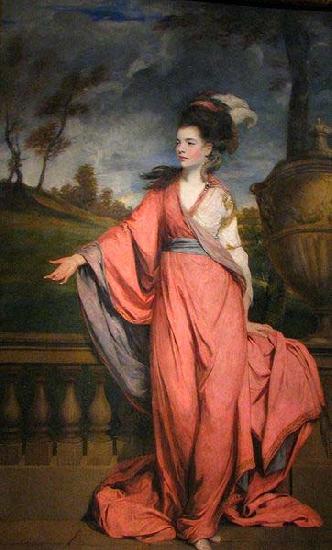 Sir Joshua Reynolds Portrait of Jane Fleming wife of Charles Stanhope, 3rd Earl of Harrington oil painting picture